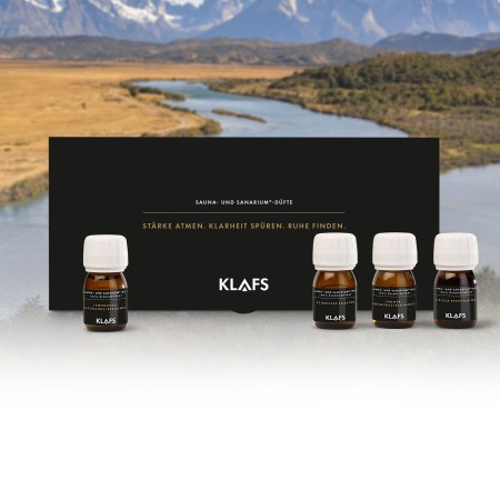 Aromatų rinkinys KLASIKINEI SAUNAI ir SANARIUM ® Aktyviai gaivinantis (4 x 30 ml.) 